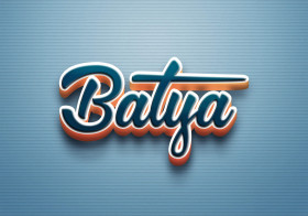 Cursive Name DP: Batya