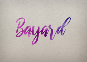 Bayard Watercolor Name DP