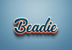 Cursive Name DP: Beadie