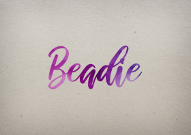 Beadie Watercolor Name DP
