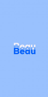 Name DP: Beau