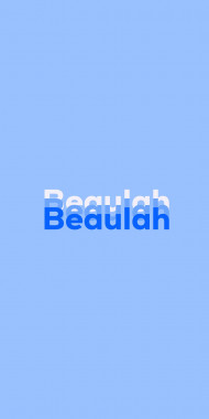 Name DP: Beaulah