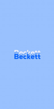 Name DP: Beckett