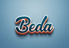 Cursive Name DP: Beda