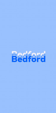 Name DP: Bedford