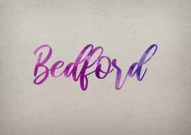 Bedford Watercolor Name DP