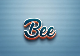 Cursive Name DP: Bee