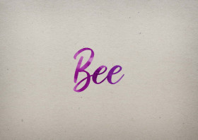 Bee Watercolor Name DP