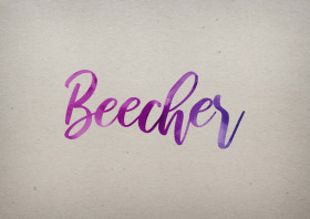 Beecher Watercolor Name DP