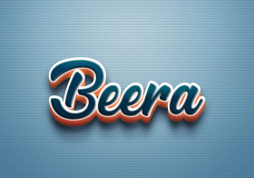 Cursive Name DP: Beera