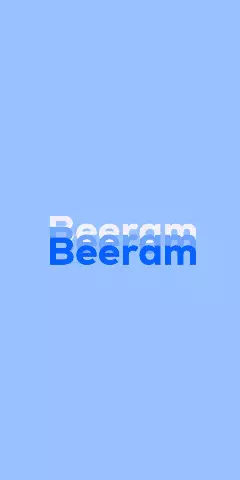 Name DP: Beeram
