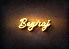 Glow Name Profile Picture for Begraj