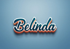 Cursive Name DP: Belinda