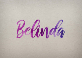 Belinda Watercolor Name DP
