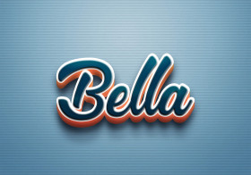 Cursive Name DP: Bella