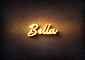 Glow Name Profile Picture for Bella