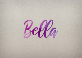 Bella Watercolor Name DP
