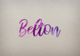 Belton Watercolor Name DP