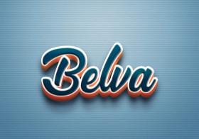 Cursive Name DP: Belva