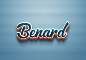 Cursive Name DP: Benard