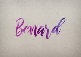 Benard Watercolor Name DP