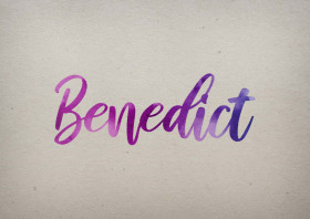 Benedict Watercolor Name DP