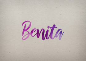 Benita Watercolor Name DP