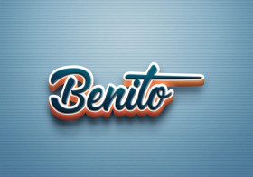 Cursive Name DP: Benito