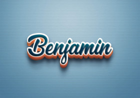 Cursive Name DP: Benjamin