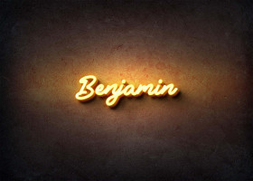 Glow Name Profile Picture for Benjamin
