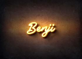 Glow Name Profile Picture for Benji