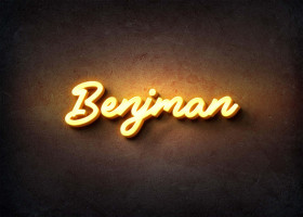 Glow Name Profile Picture for Benjman