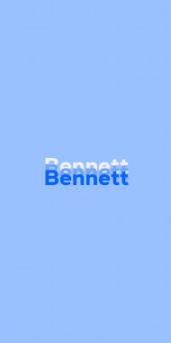 Name DP: Bennett