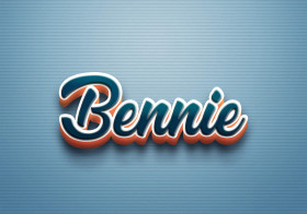 Cursive Name DP: Bennie
