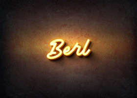 Glow Name Profile Picture for Berl