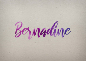 Bernadine Watercolor Name DP