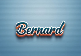 Cursive Name DP: Bernard
