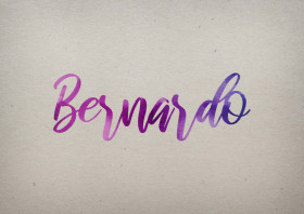 Bernardo Watercolor Name DP