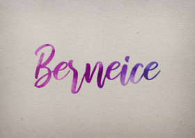 Berneice Watercolor Name DP