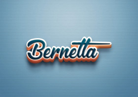 Cursive Name DP: Bernetta