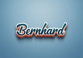Cursive Name DP: Bernhard