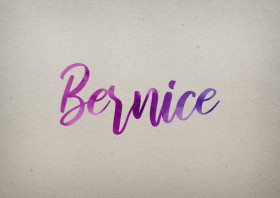 Bernice Watercolor Name DP