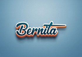 Cursive Name DP: Bernita