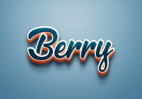 Cursive Name DP: Berry