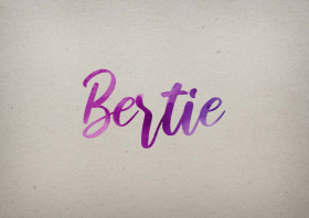 Bertie Watercolor Name DP