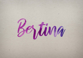 Bertina Watercolor Name DP
