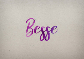 Besse Watercolor Name DP