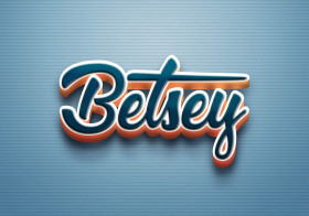 Cursive Name DP: Betsey