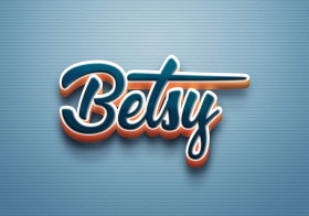 Cursive Name DP: Betsy
