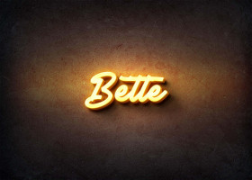 Glow Name Profile Picture for Bette